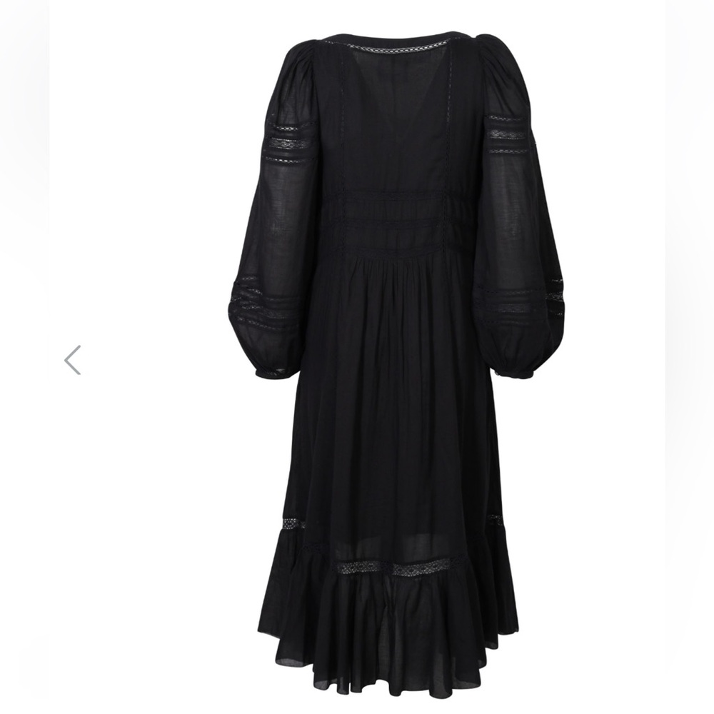 Isabel Marant Etoile Black Melia Midi Dress - Picture 5 of 7